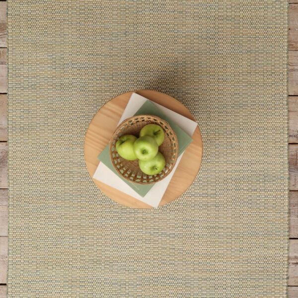Basket Weave Spring Green, Turquoise EERUG1001621