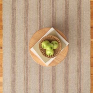 Linen Twill Canby Stripe Natural, LC6 EERUG1001628
