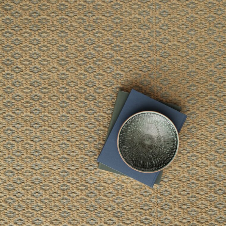 MS Ikat Diamond Stripe Gold, Bronze Styled 1