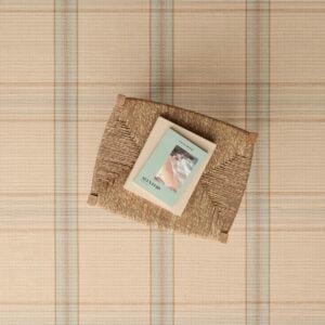 Bristol Plaid Cream, Tan, Blue EERUG1001665