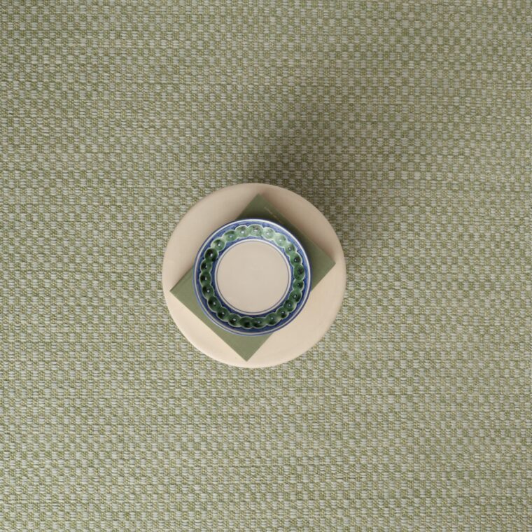 ECloth Basket Weave Spring Green Styled 27