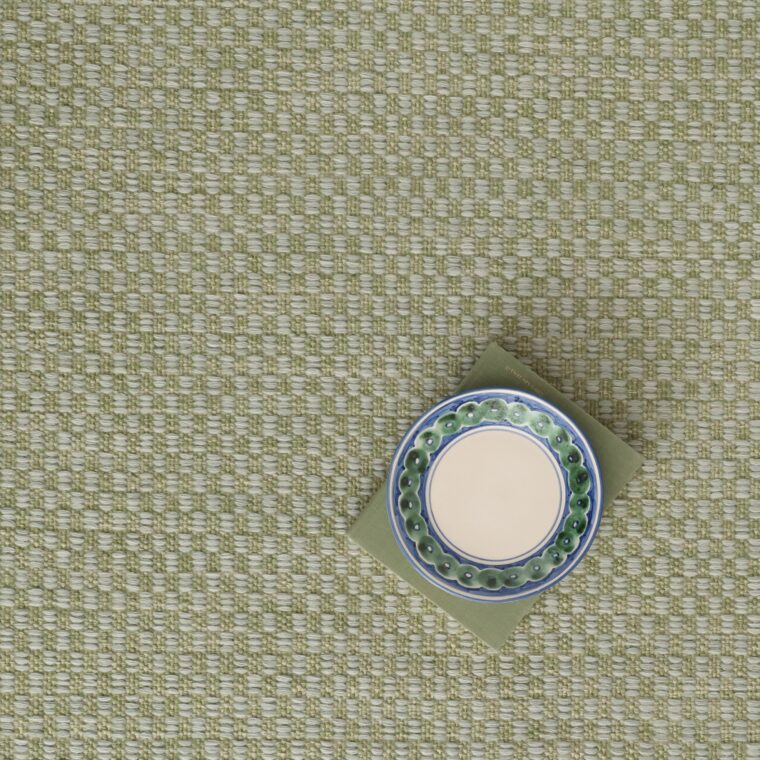 ECloth Basket Weave Spring Green Styled 28