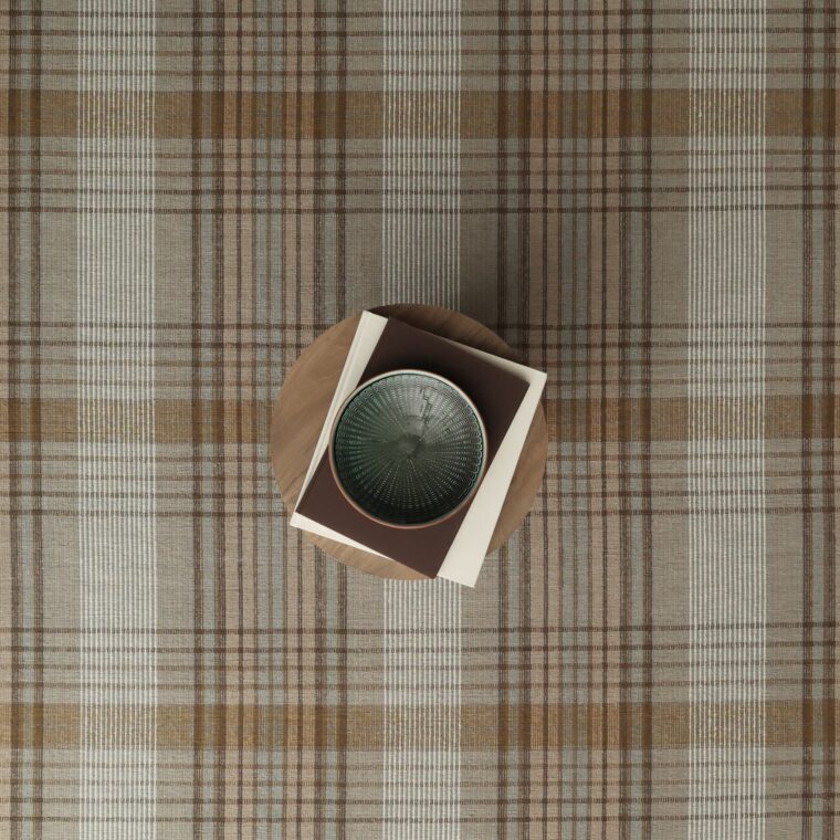 ECloth Laredo Plaid Teal & Tan Styled 28