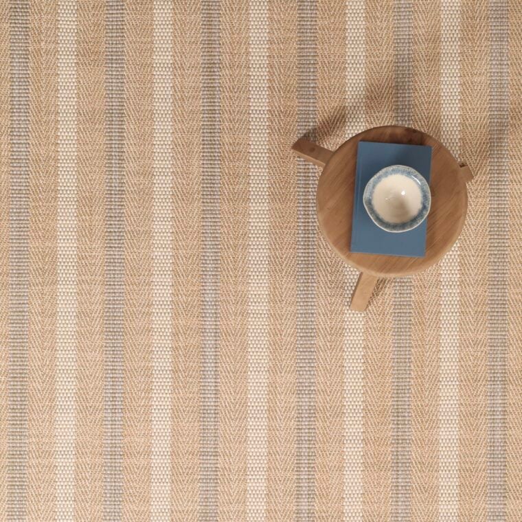 Teff Wimberly Stripe Soft Blue, Teal