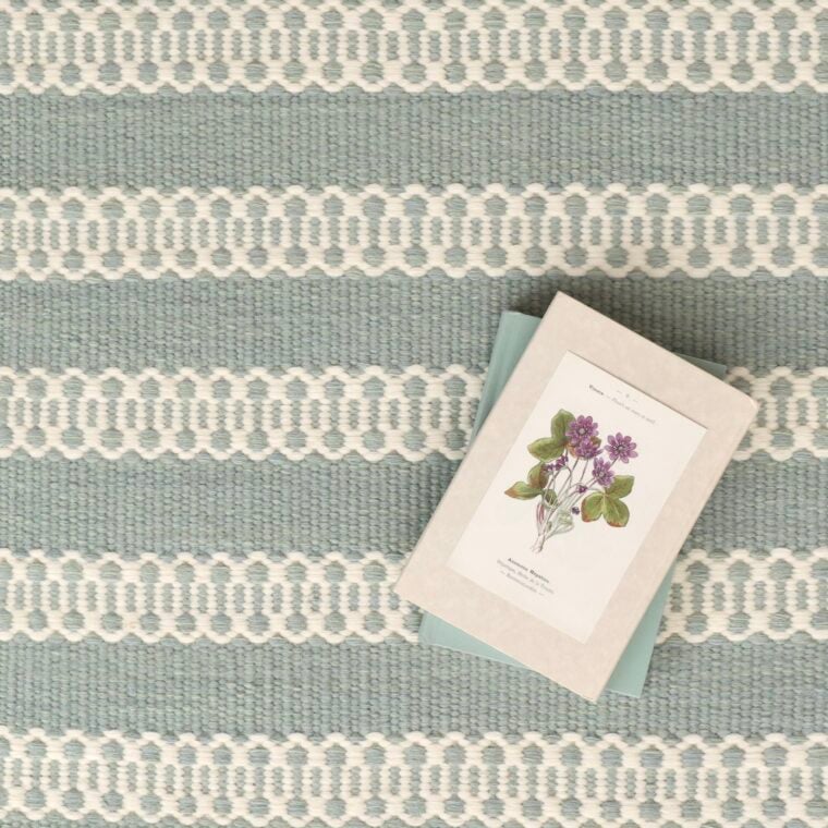 ECloth Circles Blue Melange, Cream Styled 3