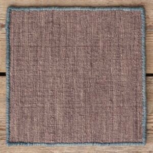 Strie Flatweave With Contrast Whipstitch