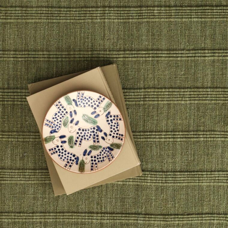 ECloth Strie Flatweave with Ribs Pine Styled 1