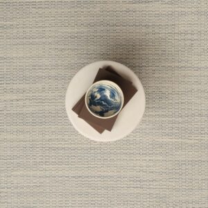 Sale Rug Collection | Teff Basket Weave Pale Cerulean