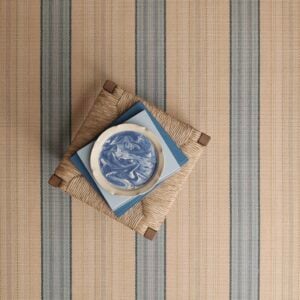 Lancaster Stripe Blue, Natural EERUG1001842