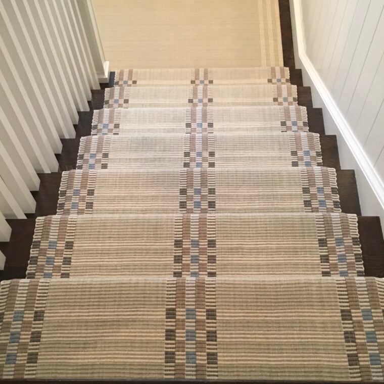 MS Huck Grid Stair Runner & Landing - Victoria Hagan 1