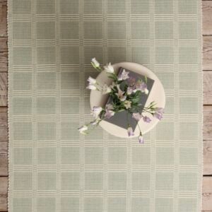 Gardin Grid Aqua Bay, White EERUG1001465