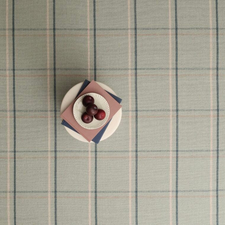 ECloth Dartford Plaid Mauve & Teal Styled 5
