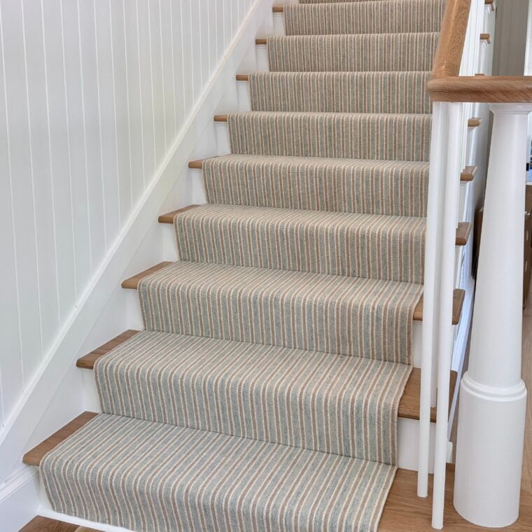 ECloth Tisbury Stripe Flatweave Coastal Stair Runner - Azalea Home 2