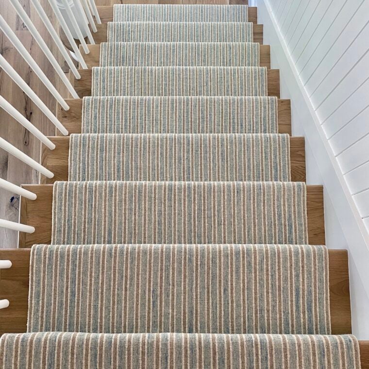 ECloth Tisbury Stripe Flatweave Coastal Stair Runner - Azalea Home 5