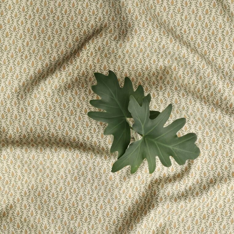 Fabric Moroccan Olive Ginger EE3209A-95 Styled 8