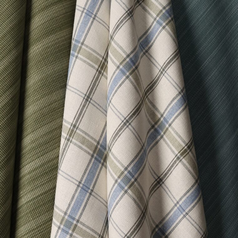 Fabric Weston Plaid Fern EE2660-01 Styled 4