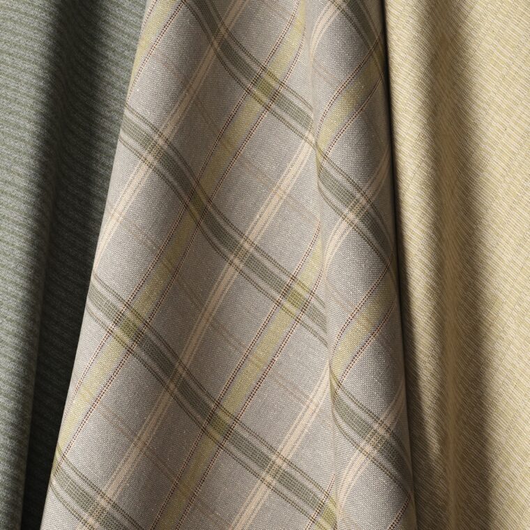 Fabric Weston Plaid Gull Styled 5