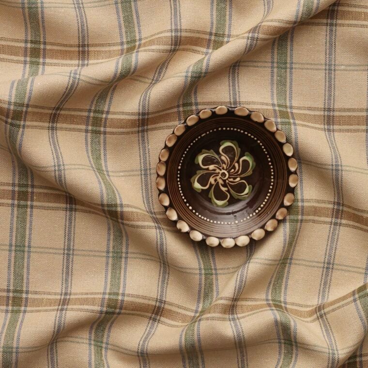 Fabric Weston Plaid Honey EE2660-02 Styled 17