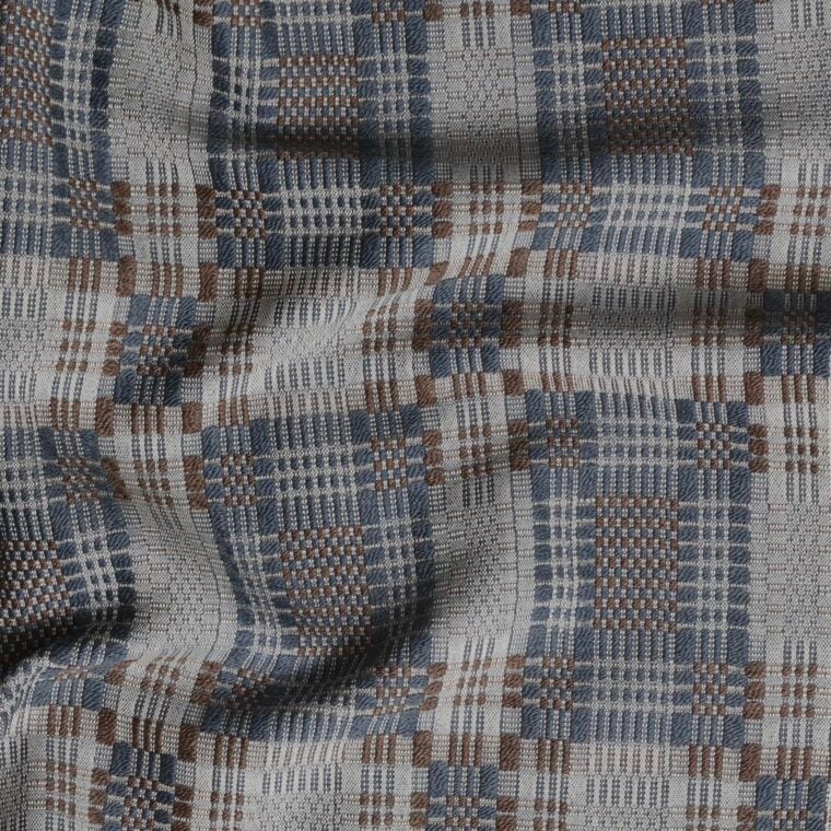 Linsey Woolsey Navy & Brown EE24150-06 Hover 2026